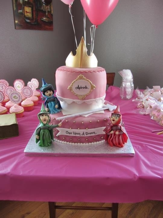 Sleeping Beauty Birthday Cake
 17 Best images about Sleeping Beauty Party on Pinterest