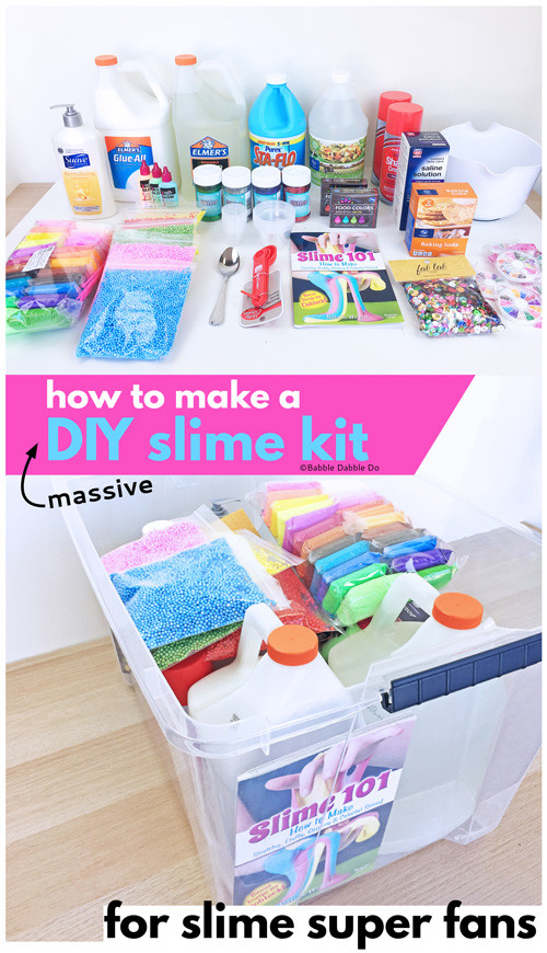 Slime Kit DIY
 How to Make Your Own Massive DIY Slime Kit Babble Dabble Do