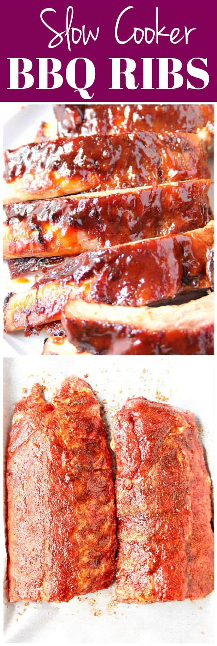 Slow Cooker Baby Back Ribs Recipes
 Slow Cooker BBQ Ribs Recipe Crunchy Creamy Sweet