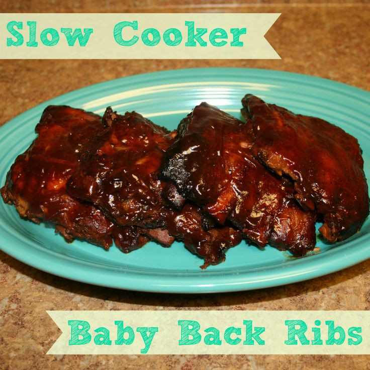 Slow Cooker Baby Back Ribs Recipes
 Slow Cooker Baby Back Ribs