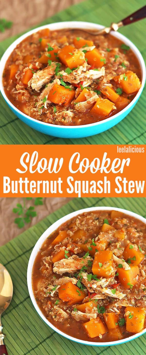 Slow Cooker Butternut Squash Stew
 Slow Cooker Butternut Squash Chicken Quinoa Stew