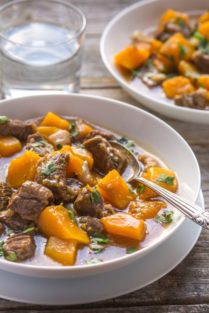 Slow Cooker Butternut Squash Stew
 Healthy Beef and Butternut Squash Stew