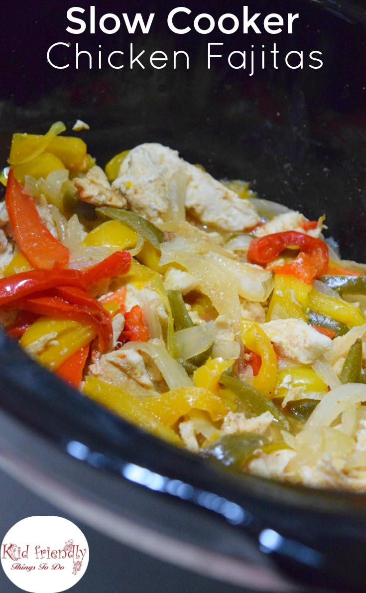 Slow Cooker Chicken Fajitas Tasty
 Easy and Delicious Slow Cooker Chicken Fajitas Recipe