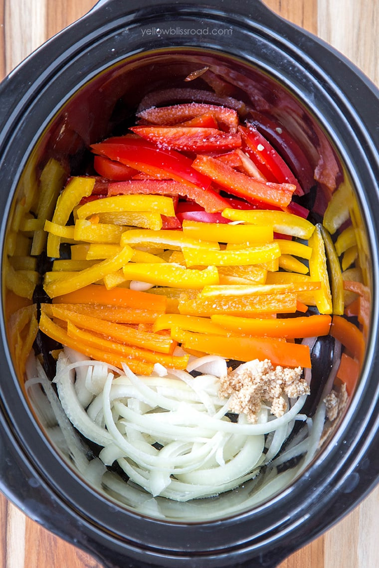 Slow Cooker Chicken Fajitas Tasty
 Slow Cooker Chicken Fajitas