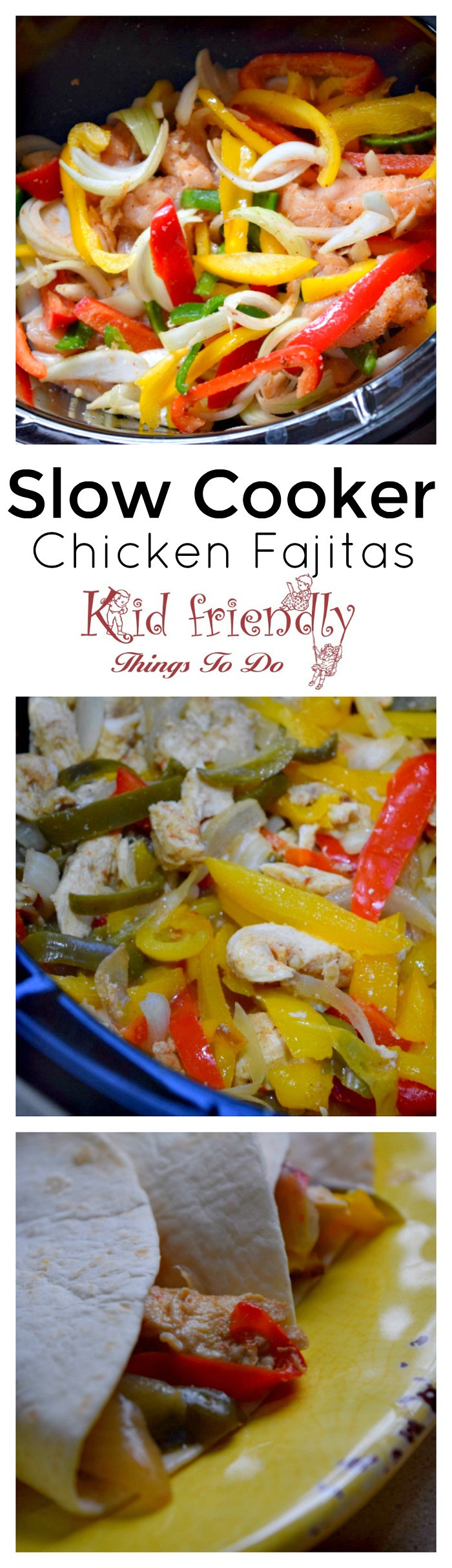 Slow Cooker Chicken Fajitas Tasty
 Easy and Delicious Slow Cooker Chicken Fajitas Recipe