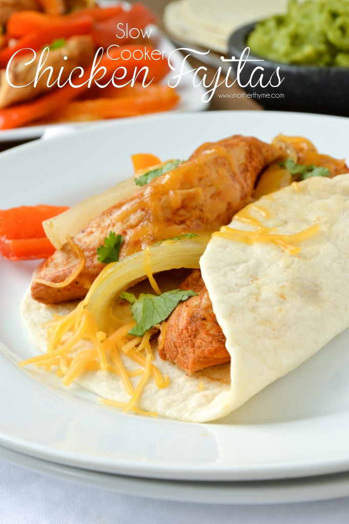 Slow Cooker Chicken Fajitas Tasty
 Slow Cooker Chicken Fajitas