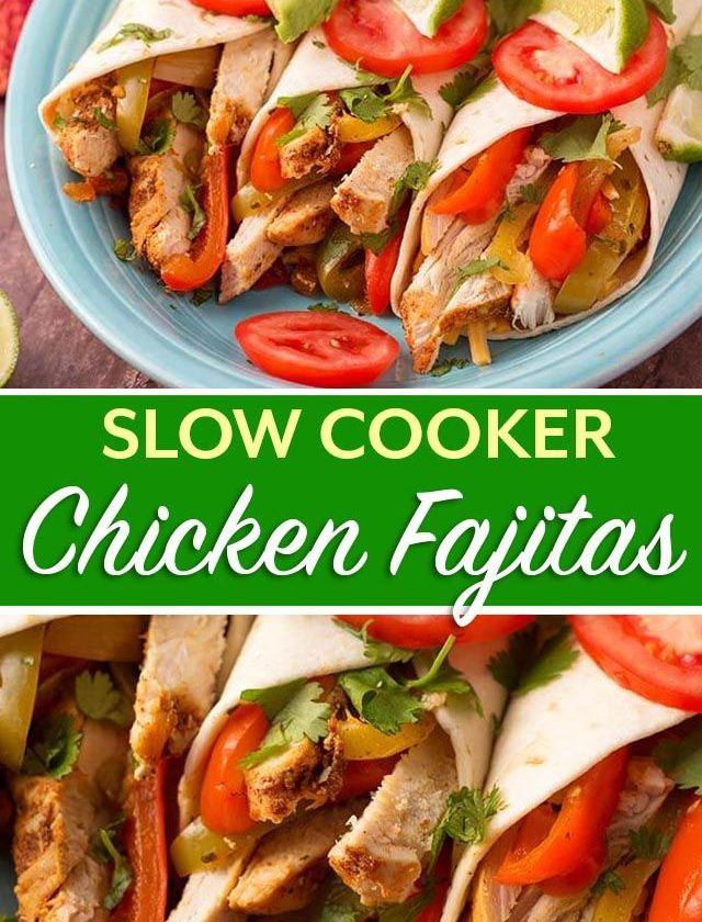 Slow Cooker Chicken Fajitas Tasty
 Slow Cooker Chicken Fajitas is a recipe that is easy to