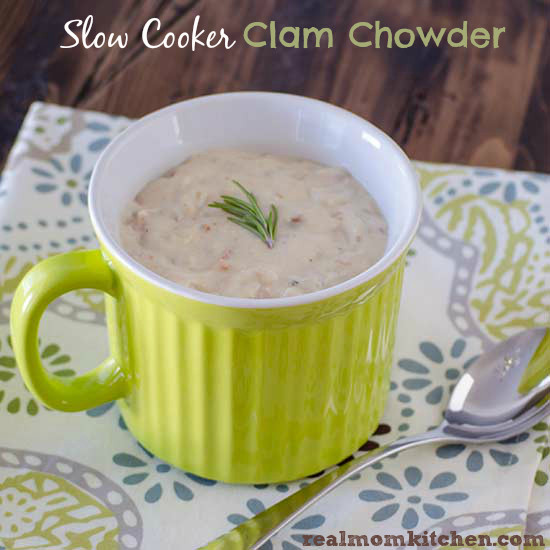 Slow Cooker Clam Chowder
 Easy Slow Cooker Clam Chowder