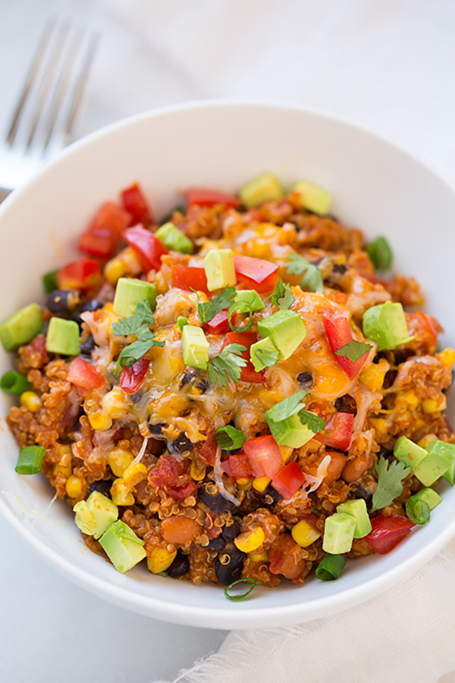 Slow Cooker Enchilada Quinoa
 15 Clean Eating Crockpot Recipes My Life and Kids