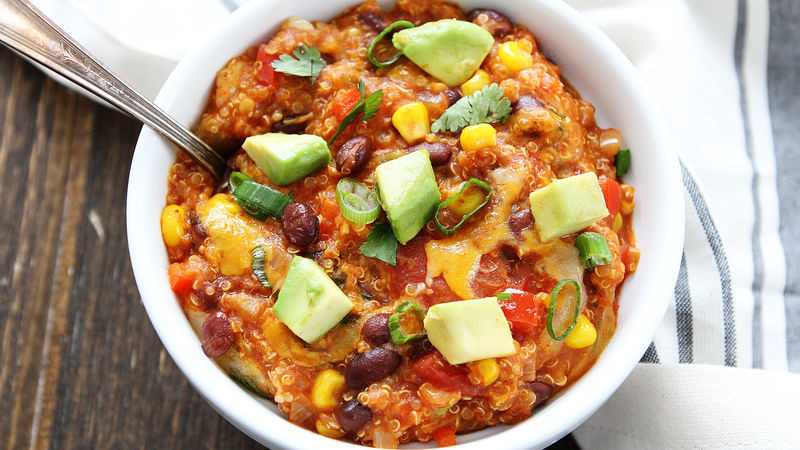 Slow Cooker Enchilada Quinoa
 Slow Cooker Enchilada Quinoa Casserole Recipe