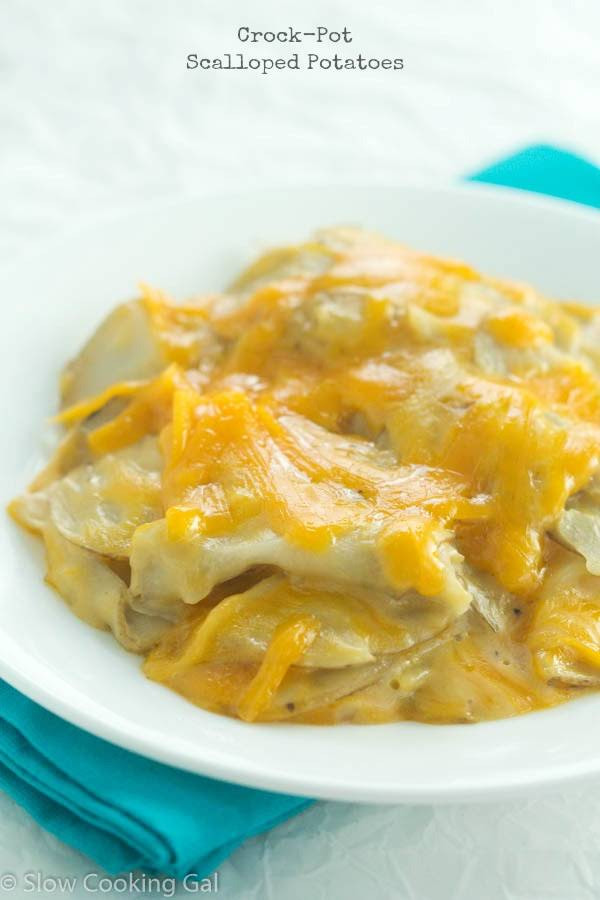 Slow Cooker Scalloped Potatoes No Cheese
 10 Best Crock Pot Scalloped Potatoes with Milk Recipes