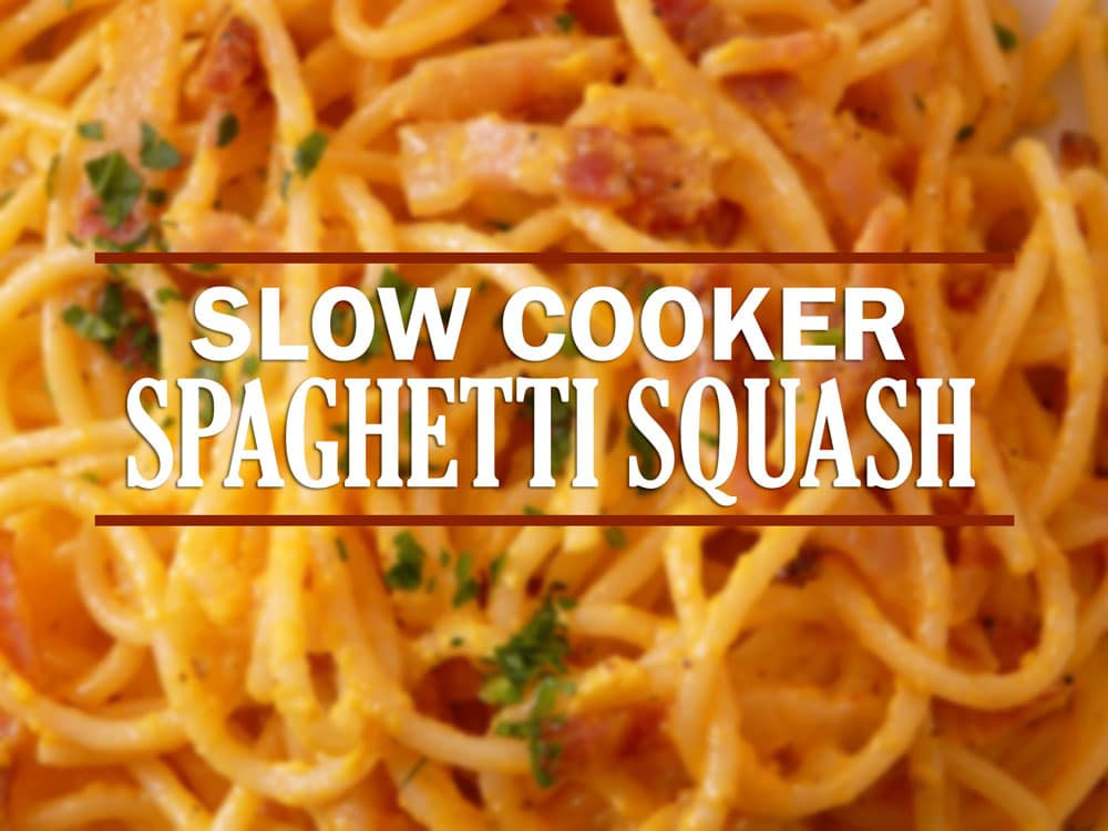 Slow Cooker Spaghetti Squash
 Slow Cooker Spaghetti Squash