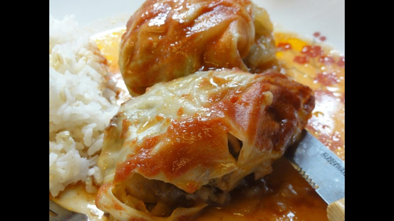Slow Cooker Stuffed Cabbage
 Stuffed Cabbage Rolls in a Crockpot slow cooker