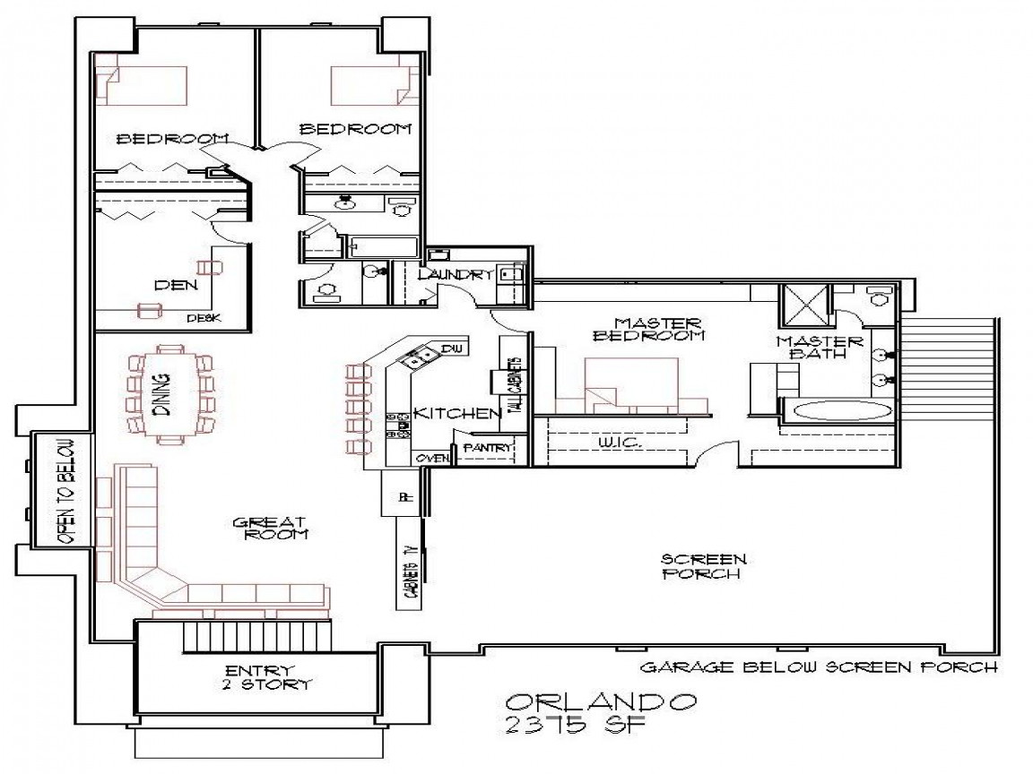 Small 4 Bedroom House Plans
 Blueprints 4 Bedroom Double Wide Small 4 Bedroom House