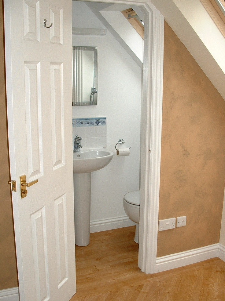 Small Attic Bathroom
 House with feature staircase p 2