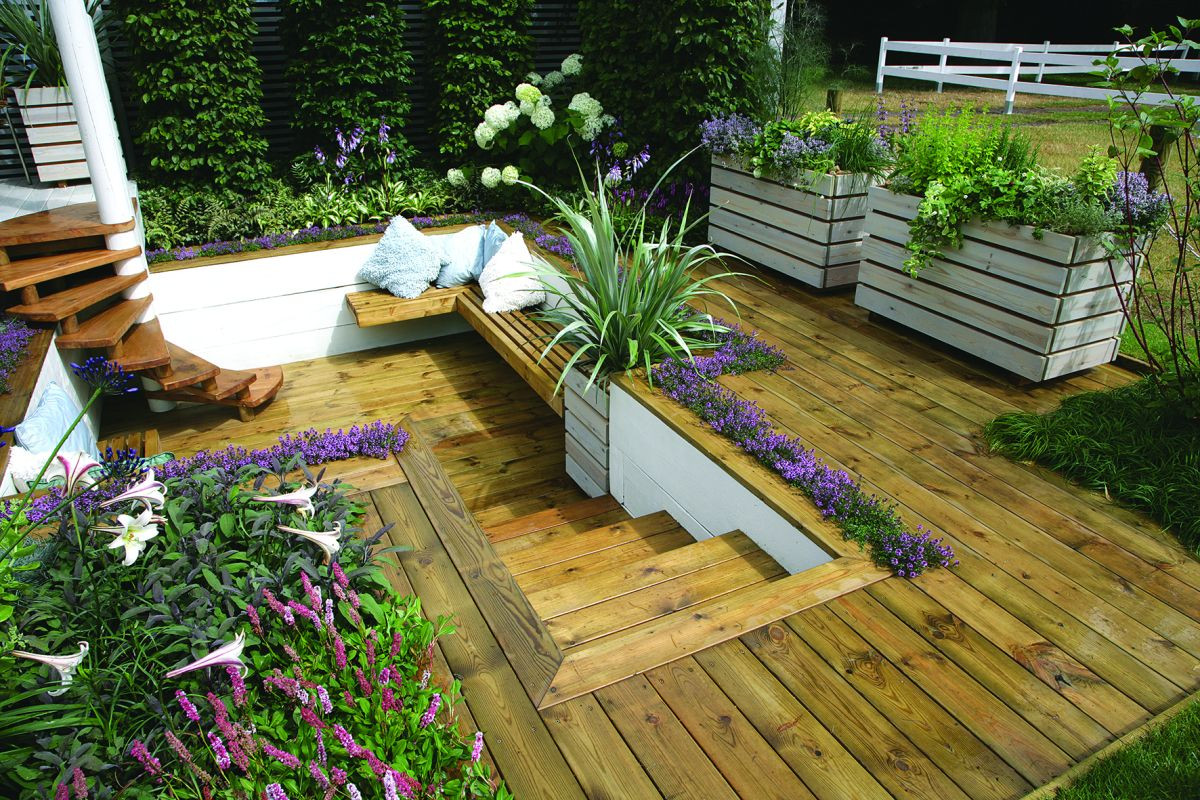 Small Backyard Garden Ideas
 10 small garden decking ideas