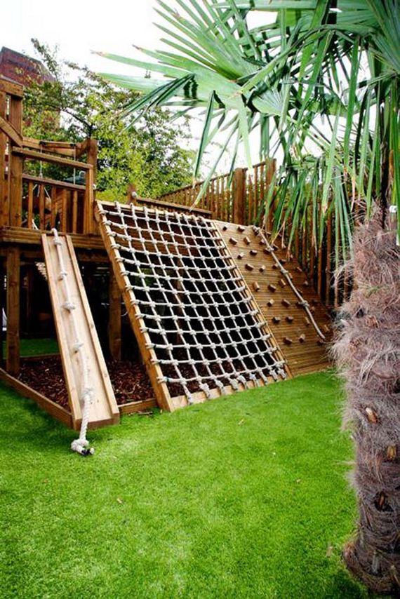 Small Backyard Playground Ideas
 How to Turn The Backyard Into Fun and Cool Play Space for