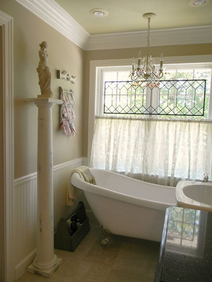 Small Bathroom Curtains
 17 Best images about Bathroom window curtains on Pinterest