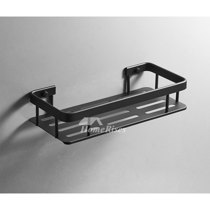 Small Bathroom Wall Shelf
 Best Rectangular Shaped Small Bathroom Wall Shelf Black