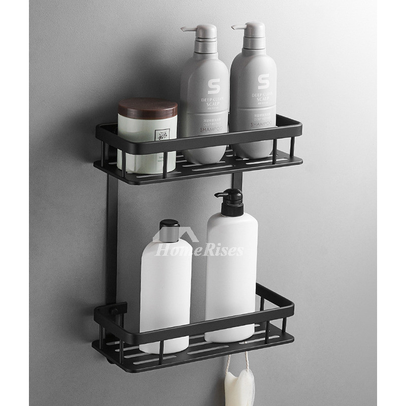 Small Bathroom Wall Shelf
 Best Rectangular Shaped Small Bathroom Wall Shelf Black