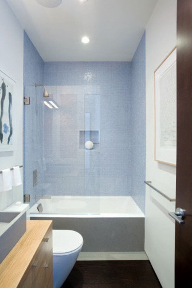 Small Bathroom With Tub Ideas
 Bathroom Remodeling Ideas for Small Bath TheyDesign