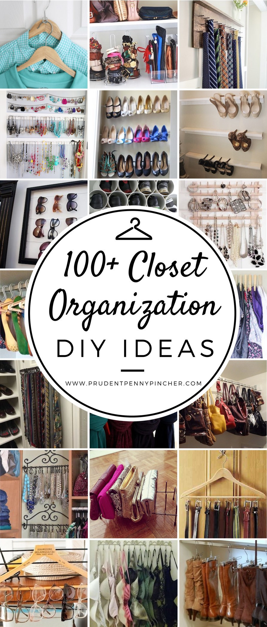 Small Closet Organization DIY
 100 Best DIY Closet Organization Ideas Prudent Penny Pincher