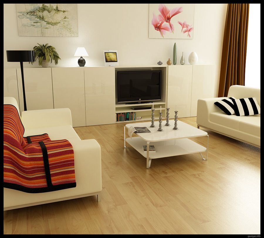 Small Contemporary Living Room
 Modern Living Rooms