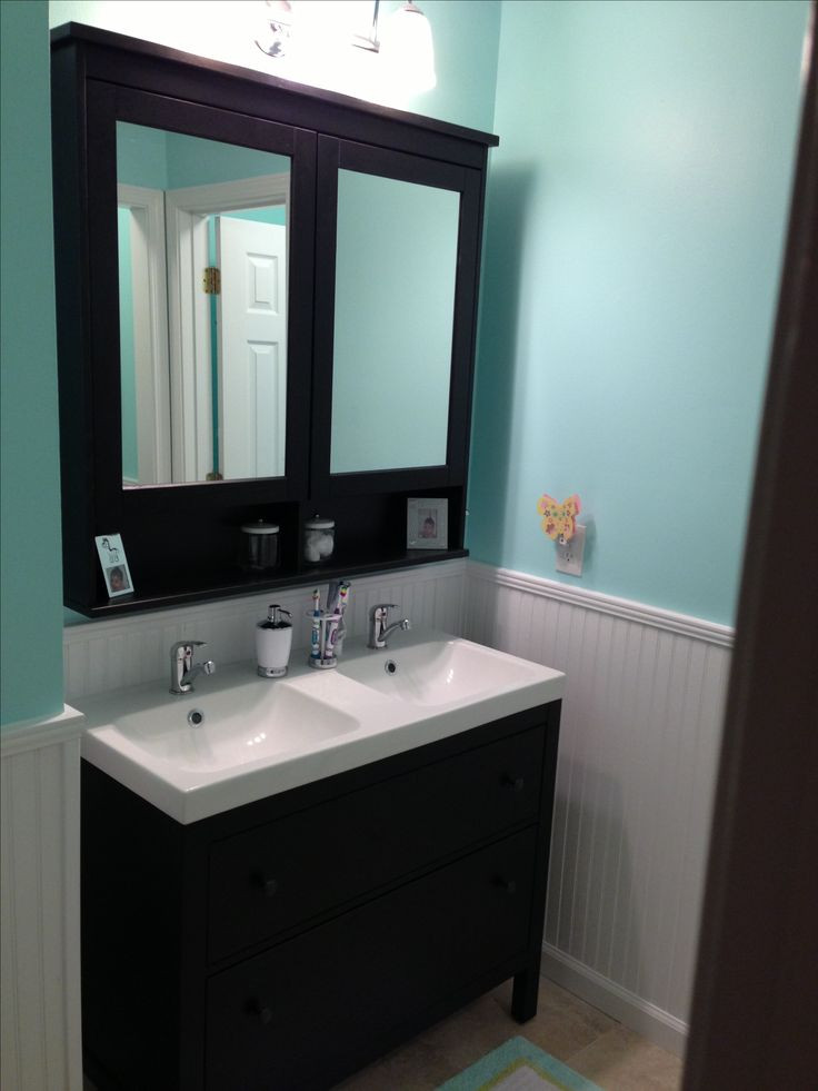 Small Double Bathroom Vanities
 Ikea Hemnes Sink Cabinet Home Decorating Ideas