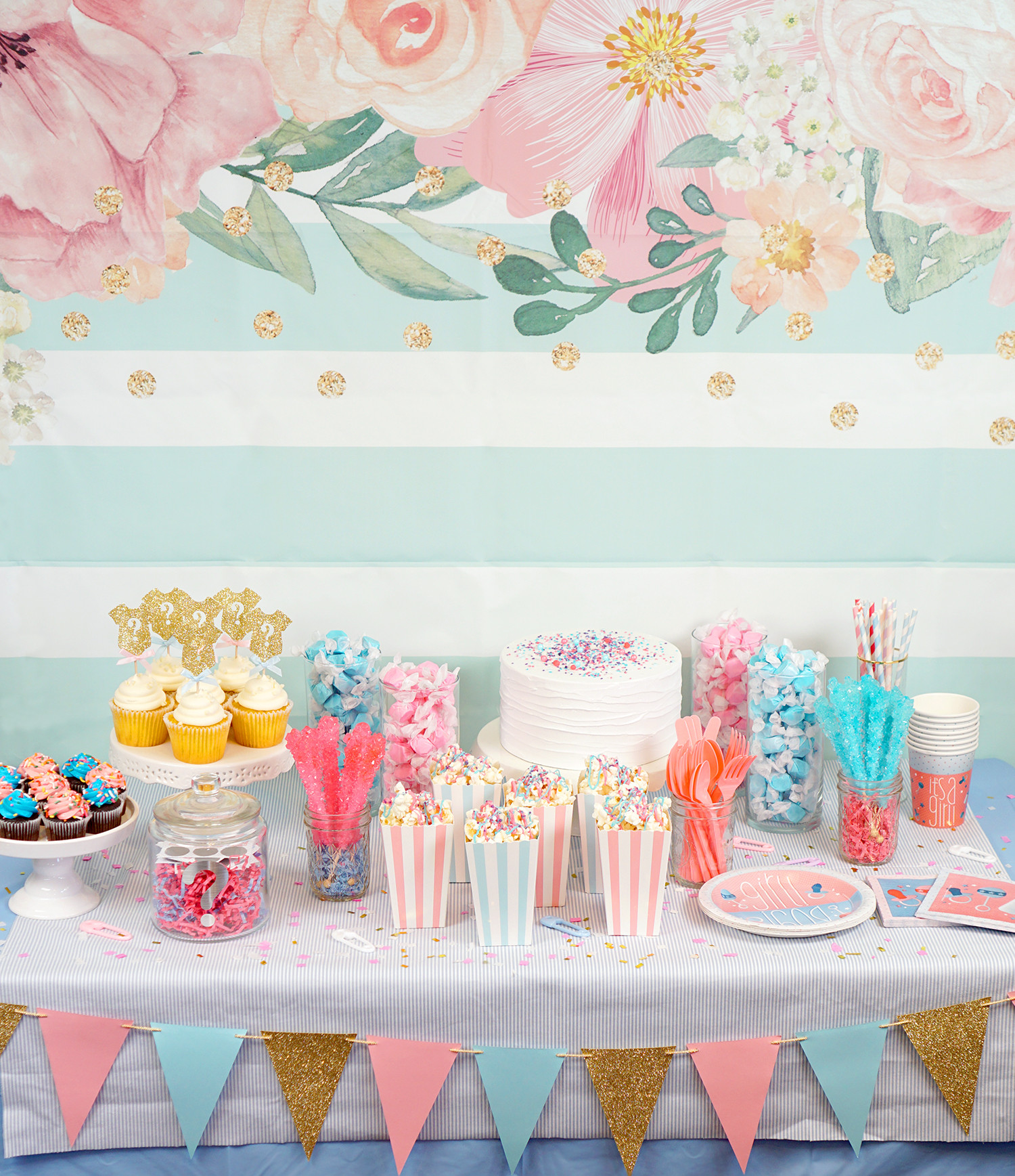 Small Gender Reveal Party Ideas
 Gender Reveal Party Ideas Happiness is Homemade