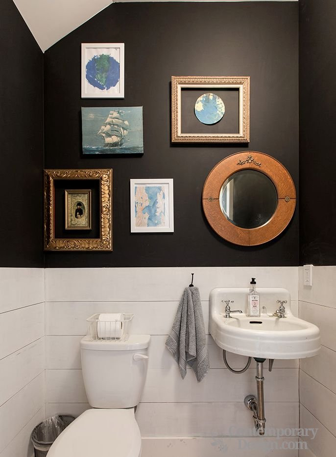 Small Half Bathroom
 Small half bathroom decorating ideas – Contemporary design