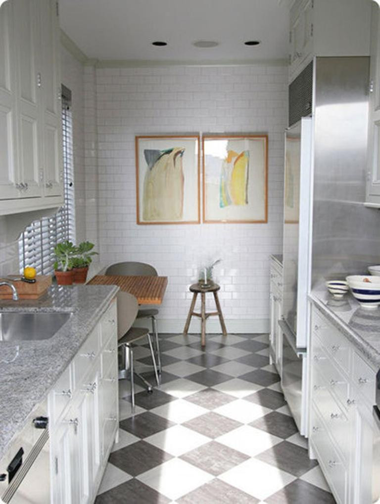 Small Kitchen Floor Ideas
 18 Briliant Small Kitchen Design Ideas Rilane