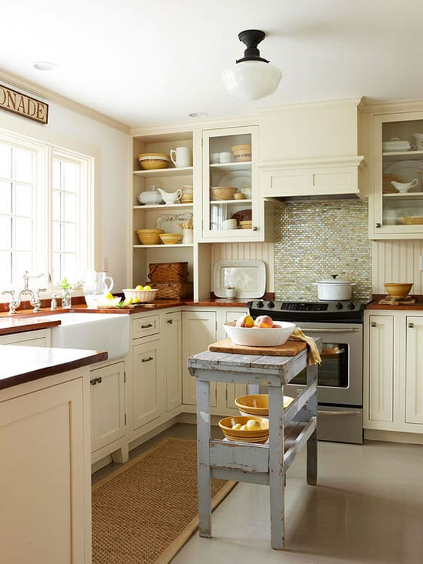 Small Kitchen Ideas With Island
 48 Amazing space saving small kitchen island designs