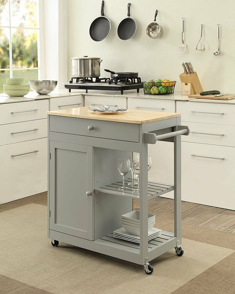 Small Kitchen Island On Wheels
 KITCHEN ISLAND on Wheels Mobile Dining Room Storage