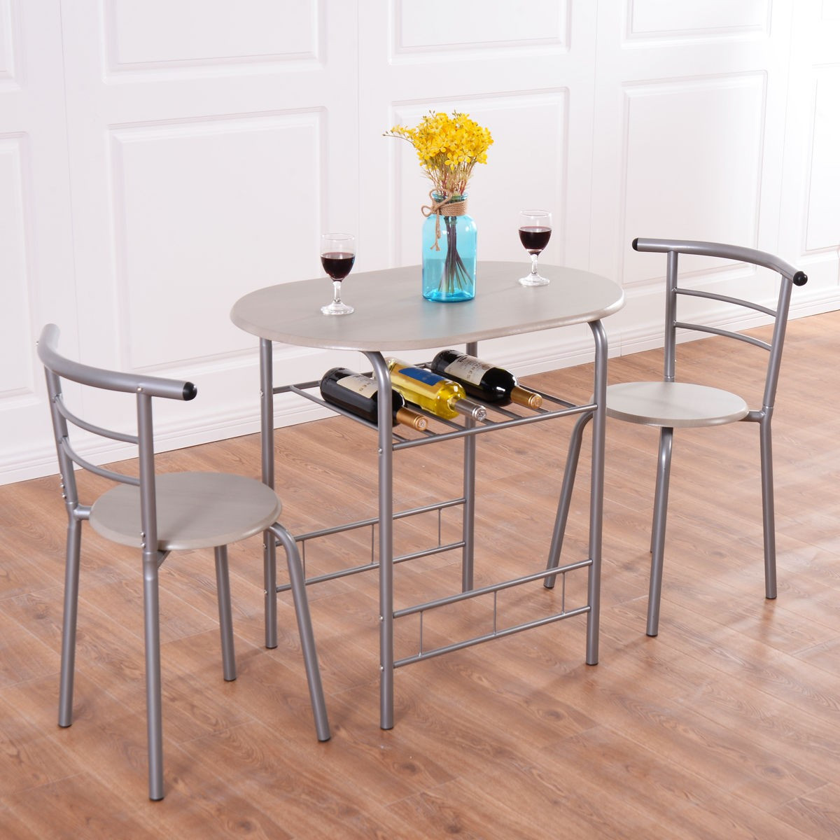 Small Kitchen Table And Chairs
 3pcs Bistro Dining Set Small Kitchen Indoor Outdoor Table