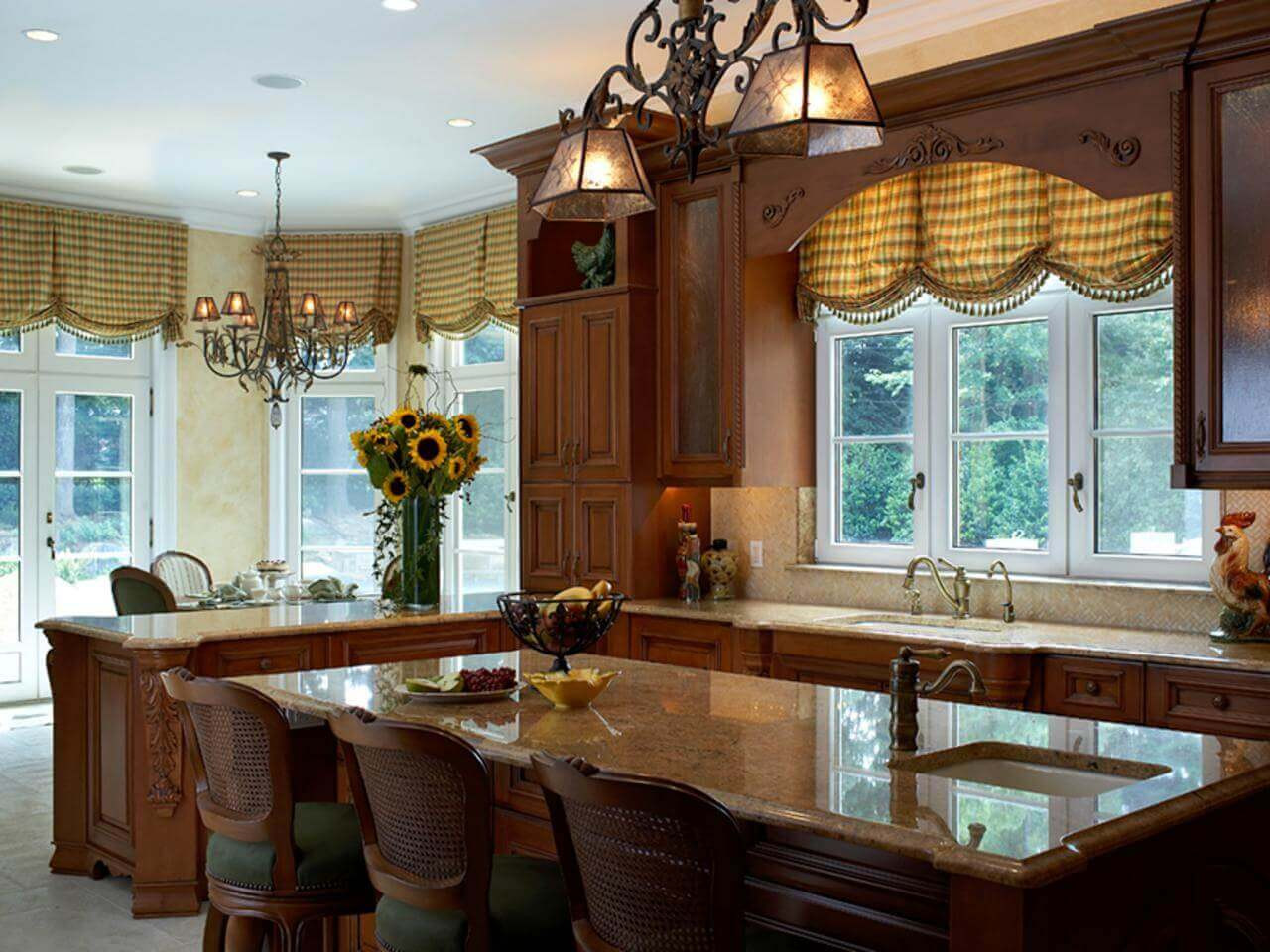 Small Kitchen Window Curtains
 Top 65 Luxury Kitchen Design Ideas Exclusive Gallery