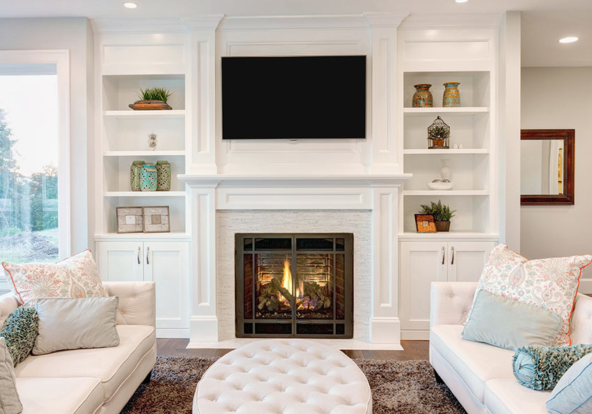 Small Living Room With Fireplace
 Fireplace Inspiration Kelly in the City