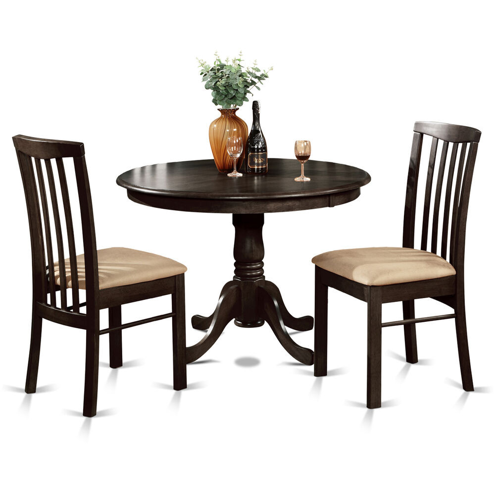 Small Round Kitchen Table Sets
 3 PC small kitchen table and chairs set Table Round Table