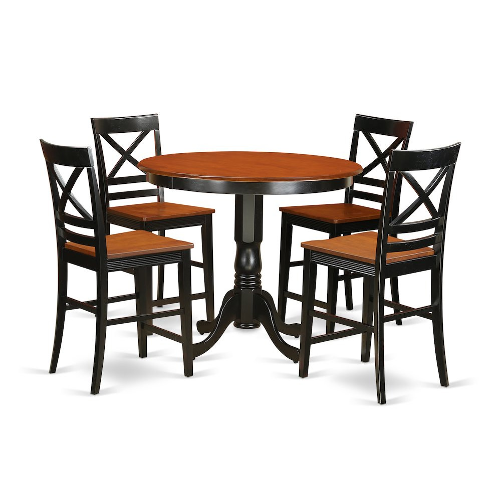 Small Tall Kitchen Table
 5 PC counter height Dining set Small Kitchen Table and 4