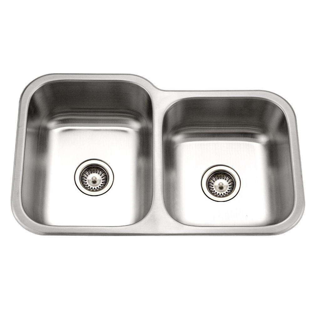Small Undermount Kitchen Sink
 HOUZER Medallion Classic Series Undermount Stainless Steel