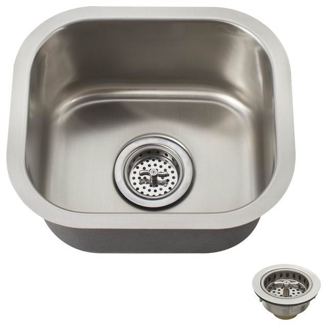 Small Undermount Kitchen Sink
 Schon SCSBSB18 Premium Small 18 Gauge Single Bowl