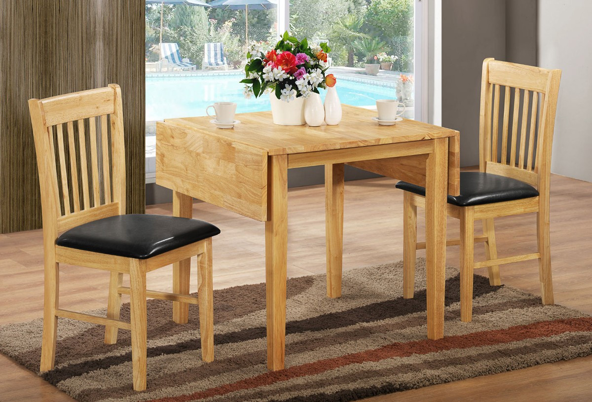 Small Wood Kitchen Table
 5 Styles of Drop Leaf Dining Table for Small Spaces – HomesFeed