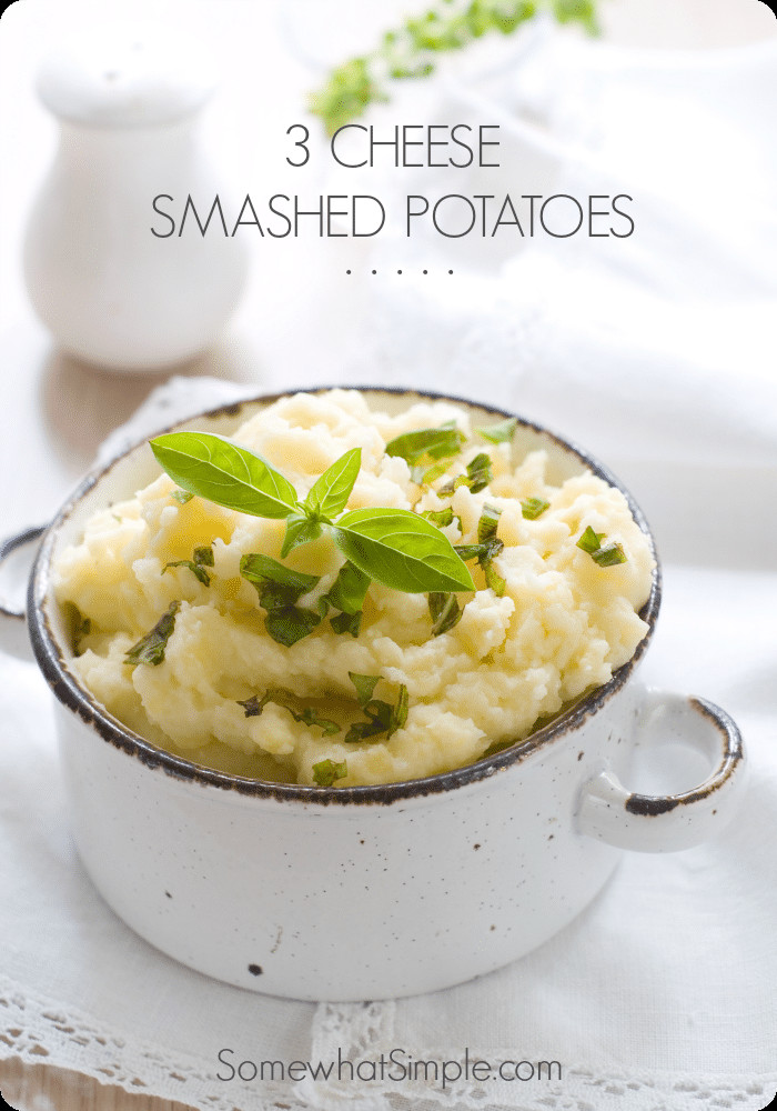 Smashed Potato Recipe
 3 Cheese Smashed Potatoes Somewhat Simple