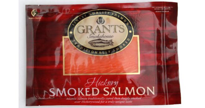 Smoked Salmon Brands
 Tesco listing for MacKnight’s Grants brand of premium