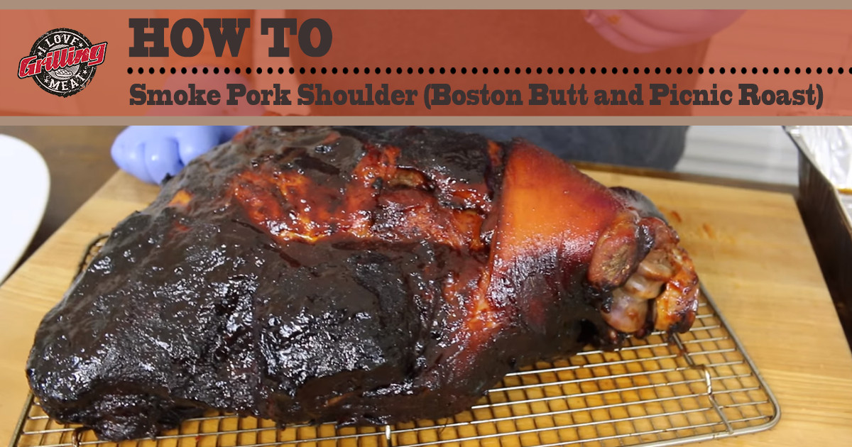 Smoking A Pork Shoulder
 How To Smoke Pork Shoulder Boston Butt and Picnic Roast