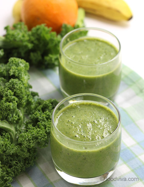 Smoothies With Kale
 Healthy Kale Smoothie Raw Kale Smoothie Recipe with Banana