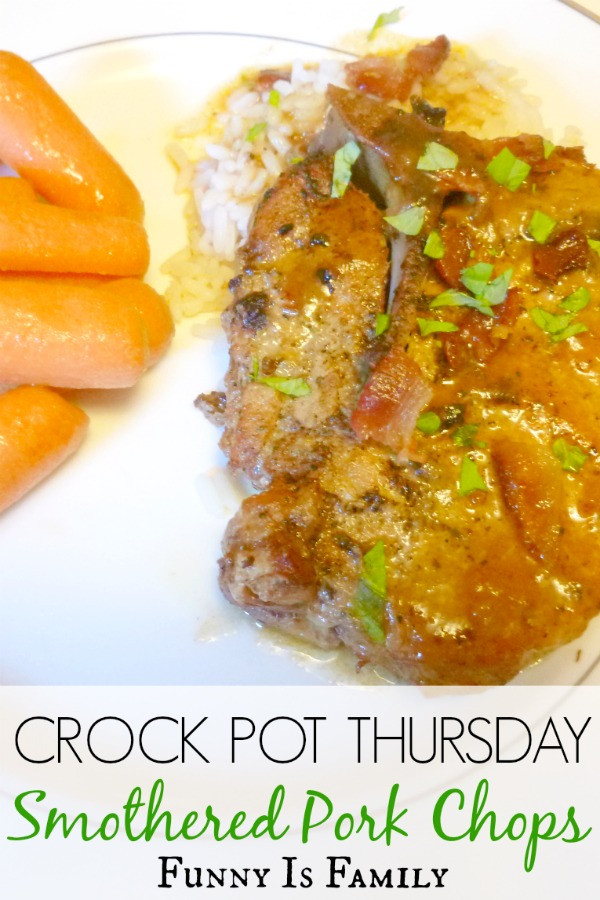 smothered pork chops crock pot
