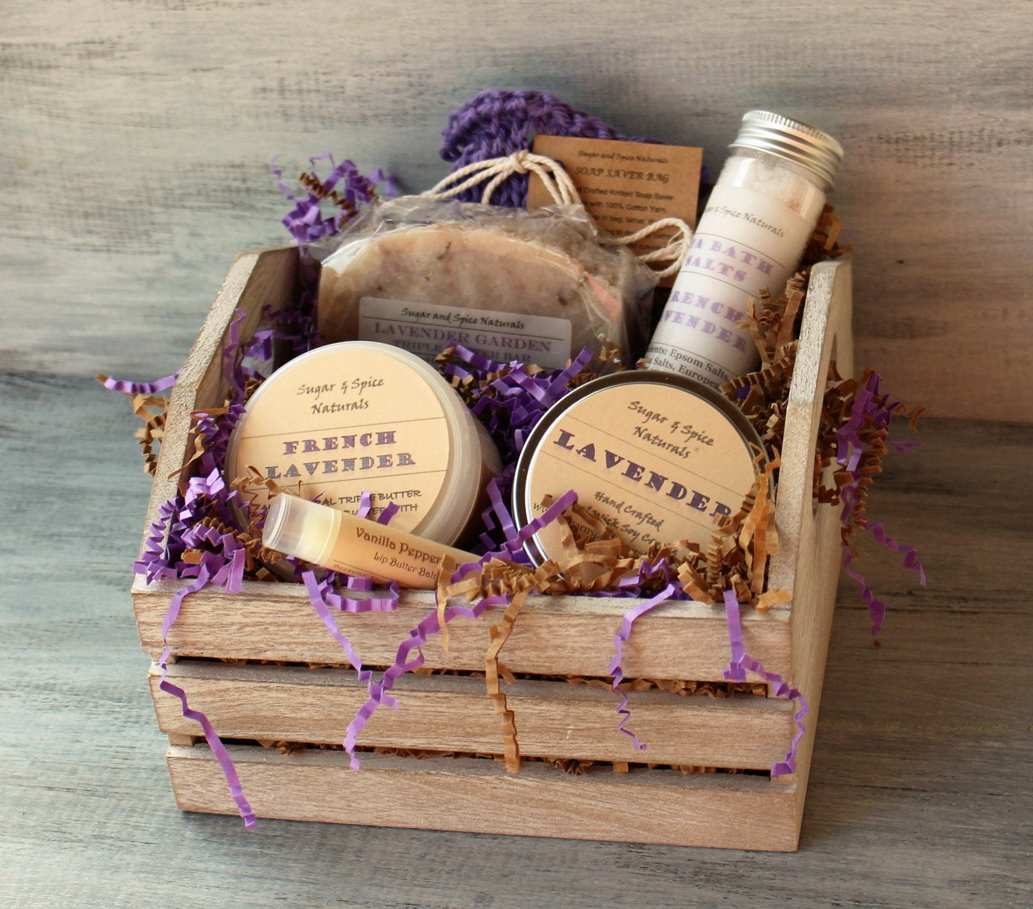 Soap Gift Basket Ideas
 Lavender Soap Spa Bath & Body Gift Basket with Soap French
