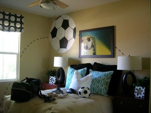 Soccer Decorations For Bedroom
 46 best Soccer Decorating images on Pinterest