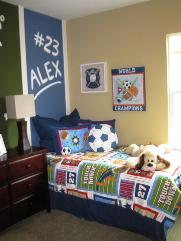 Soccer Decorations For Bedroom
 15 Awesome Kids Soccer Bedrooms