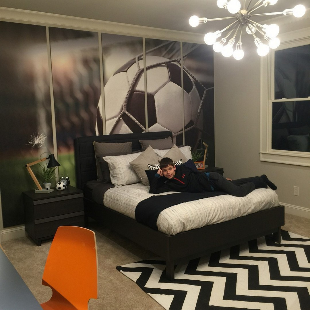 Soccer Decorations For Bedroom
 Stylish Soccer Themed Bedroom Design For Boys 16 De agz